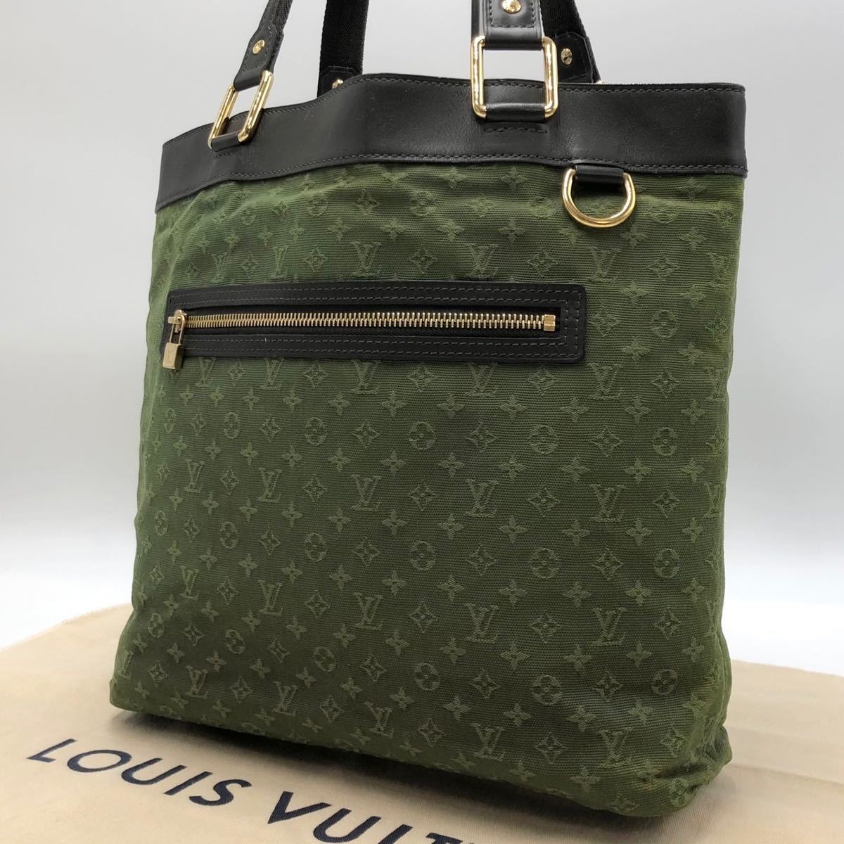 【高級】ルイヴィトン LOUIS VUITTON ルシーユGM モノグラム ミニラン トートバッグ