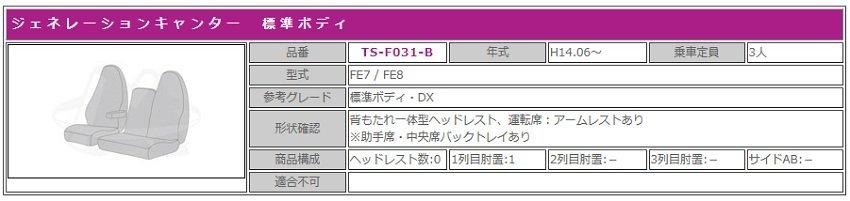 【MIYABI/New チンチラ】シートカバー/ワインパープル★ふそう ジェネレーションキャンター 標準 H14/6～ 運転席＋助手席＋中席(TS-F031-B