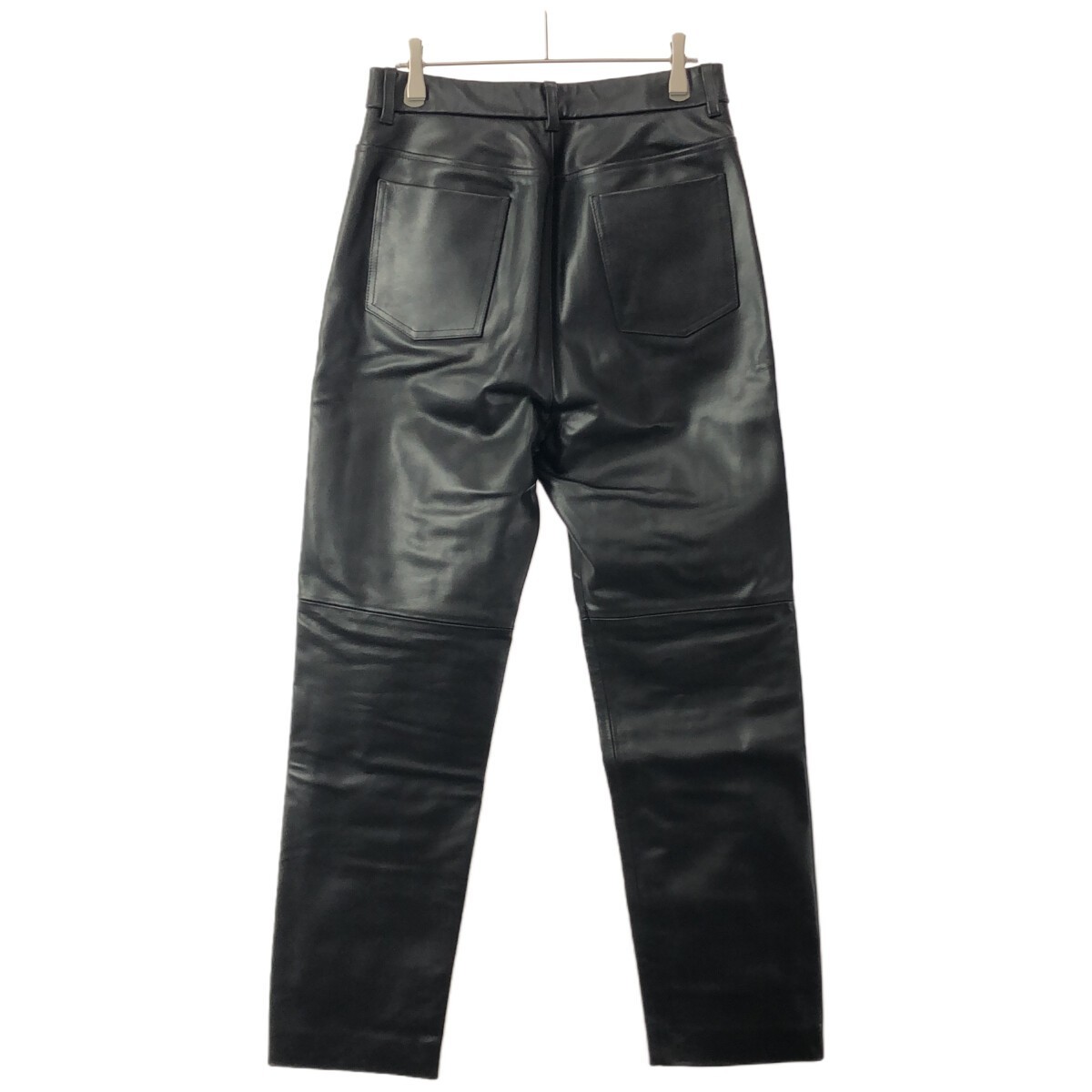 6(ROKU) BEAUTY&YOUTH UNITED ARROWS ロク ビューティーアンドユース LEATHER SLIM PANTS レザースリムパンツ ブラック 38 ITVFAA0OMA5W_画像2