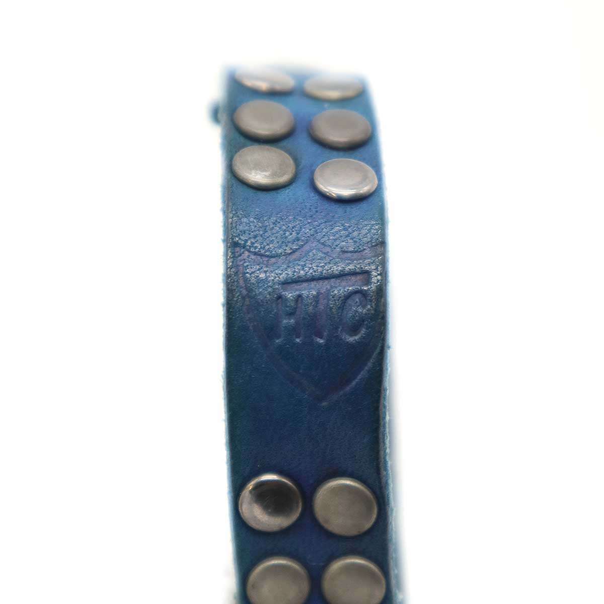 HTC エイチティーシー レザースタッズブレスレット ブルー ITD16LUR00O8_画像3