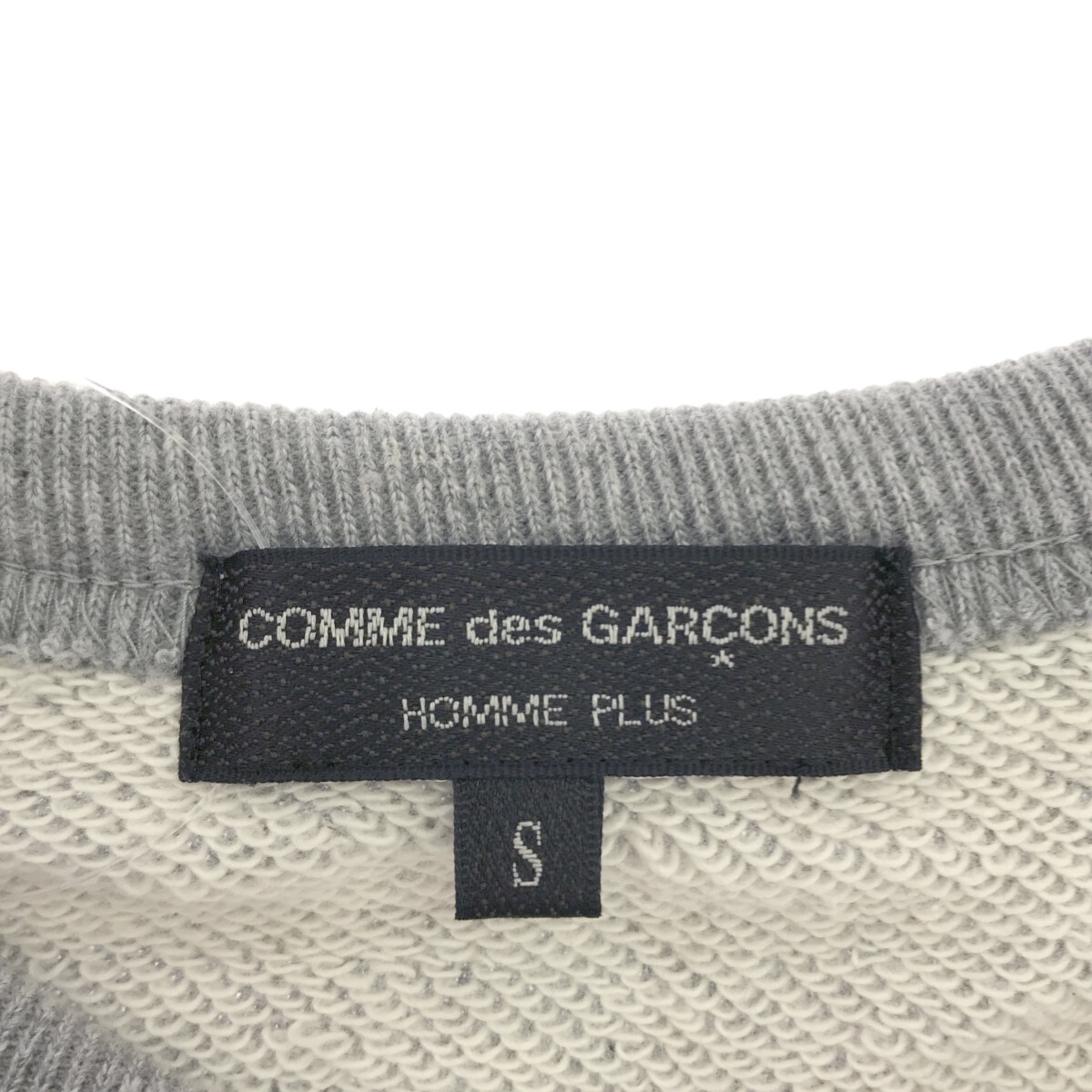 COMME des GARCONS HOMME PLUS コム デギャルソンオムプリュス 16AW 甲冑スリーブスウェットトレーナー グレー S PR-T044 ITIDVVSSQ4ZG_画像3