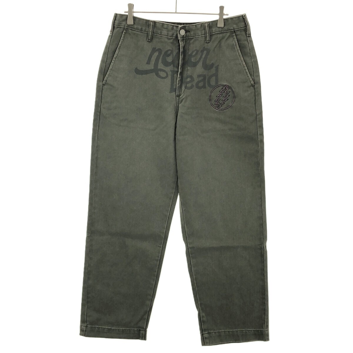 thisisneverthat × Grateful Dead ディスイズネバーザット 23AW Never Dead Work Pant ワークパンツ カーキ S IT6AXCEOJ51C