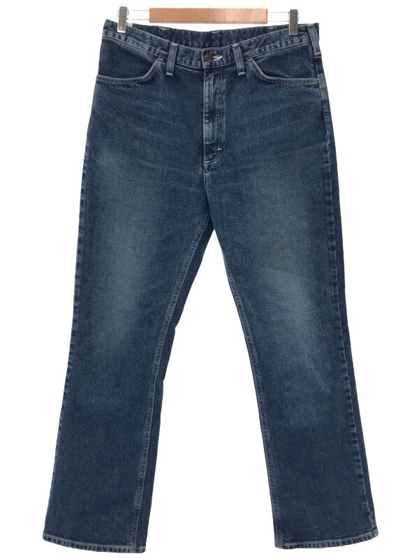 N.Hoolywood x WRANGLER エヌハリウッド × ラングラー 21SS FLARE JEANS ウォッシュ加工フレアデニムパンツ インディゴ IT825VXNZ308