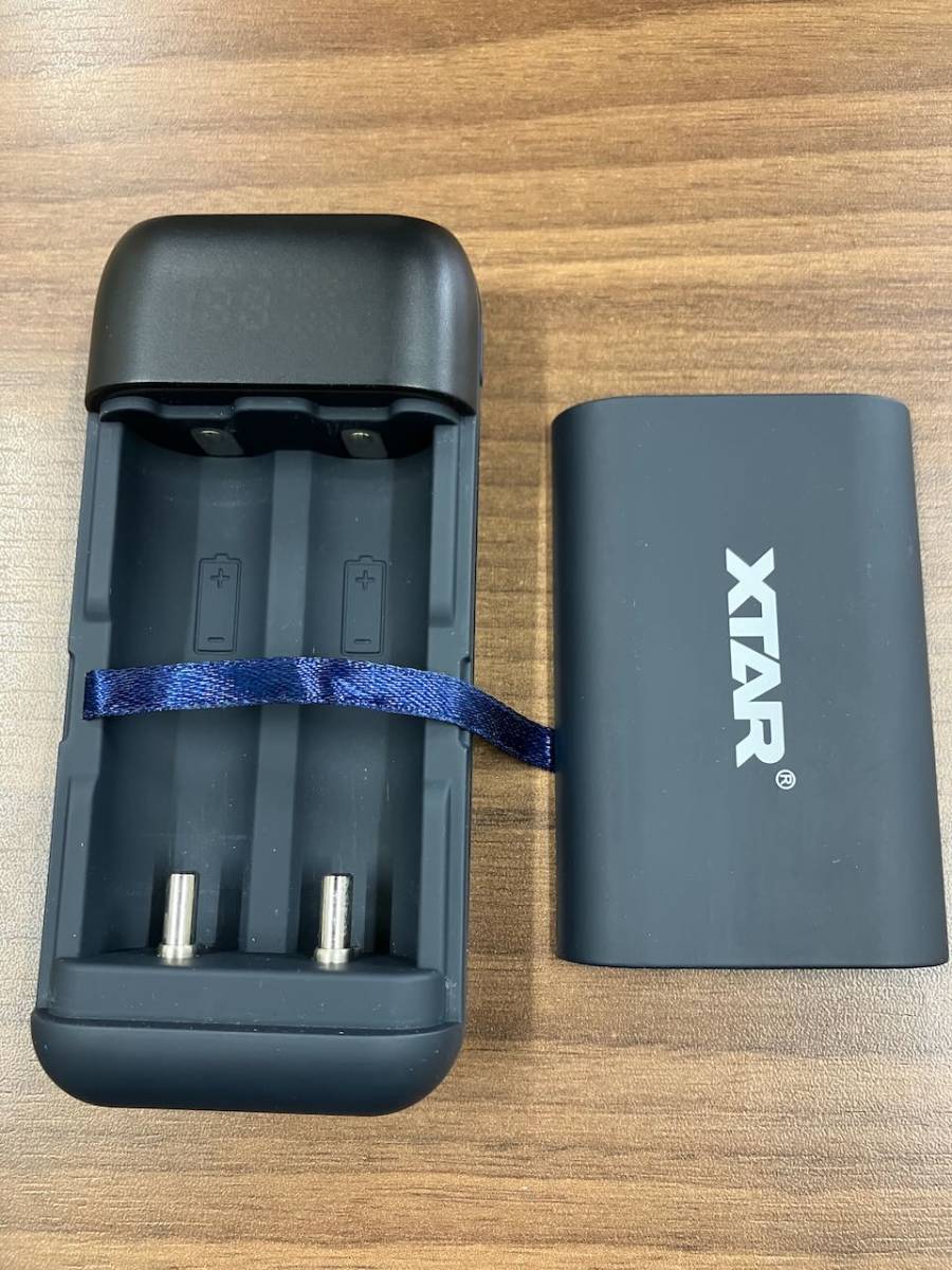 XTAR PB2S (ブラック) 2Ax2 QC3.0＋PD3.0 Type-C USB急速充電器 モバイルバッテリー機能付 18650/20700/21700 Li-ion充電池専用_画像6