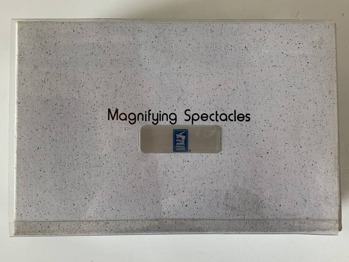 ⑤u475◆micro world◆虫眼鏡 ヘッドバンド 拡大鏡 ハンドフリー ルーペ 眼鏡型 Magnifying Spectacles 実験 作業 光学機器 収納ケース付_画像7