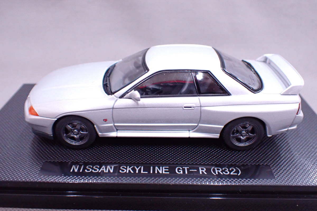 EBBRO Oldies NISSAN SKYLINE GT-R R32 SILVER 761 1/43 エブロ 日産 スカイライン ミニカー Z01215_画像2