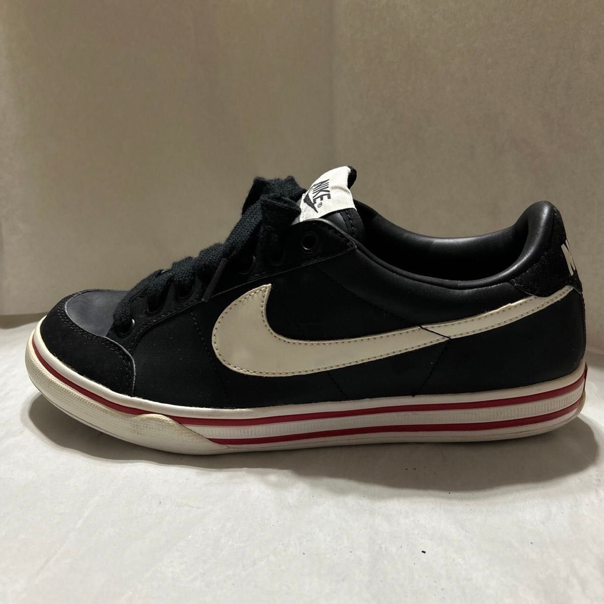 NIKE メドウ オートクレーブ スニーカー 白/黒/赤 343746 013