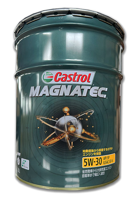 【Castrol MAGNATEC】カストロール マグナテック 部分合成油 エンジンオイル SP 5W-30 20L GF-6_画像1