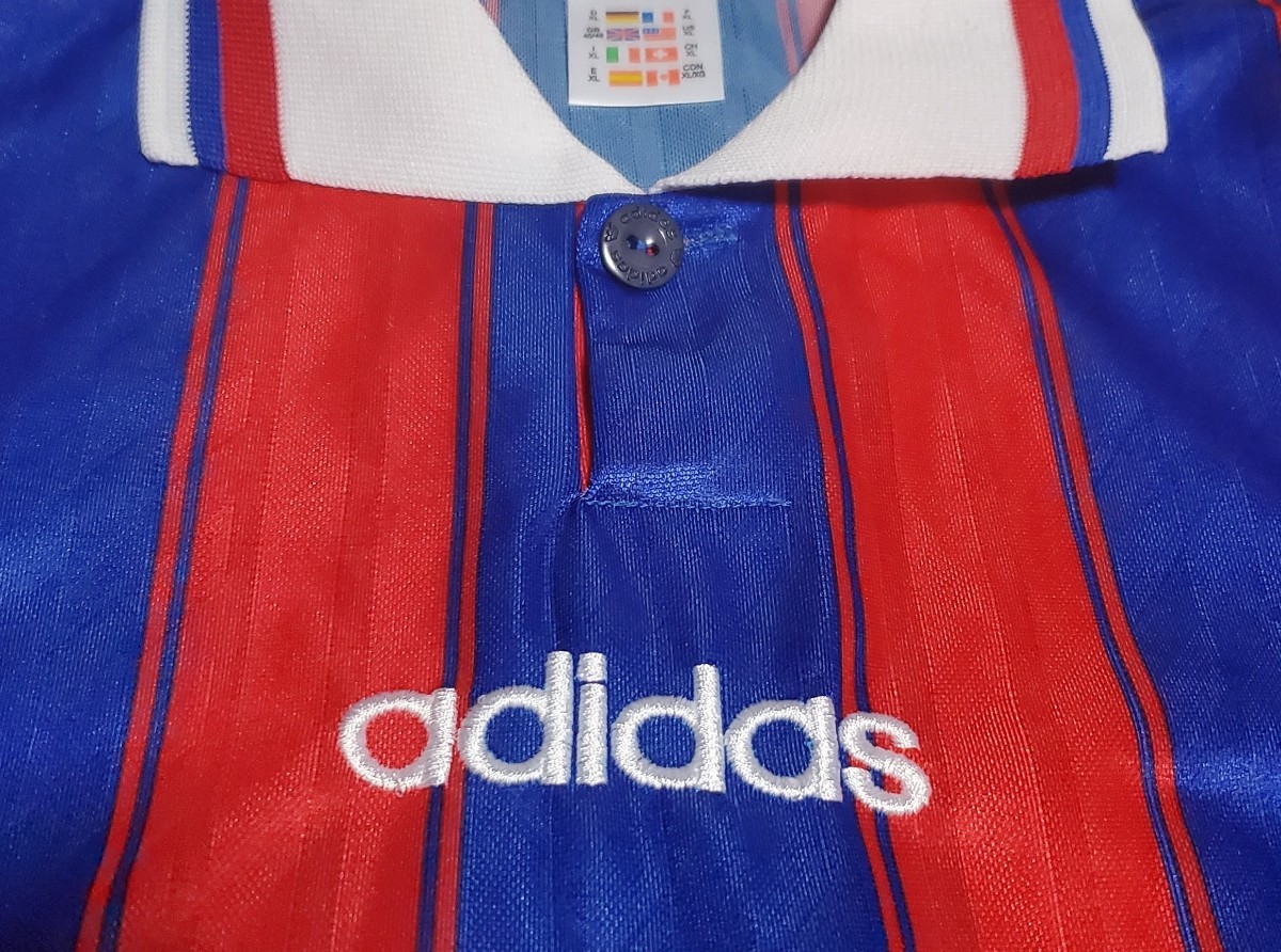 値下交渉 1995-97 バイエルンミュンヘン クリンスマン adidas MADE IN ENGLAND 検/95 96 1996 1997 BAYERN MUNCHEN KLINSMANN UEFA CUP Y2K_画像6