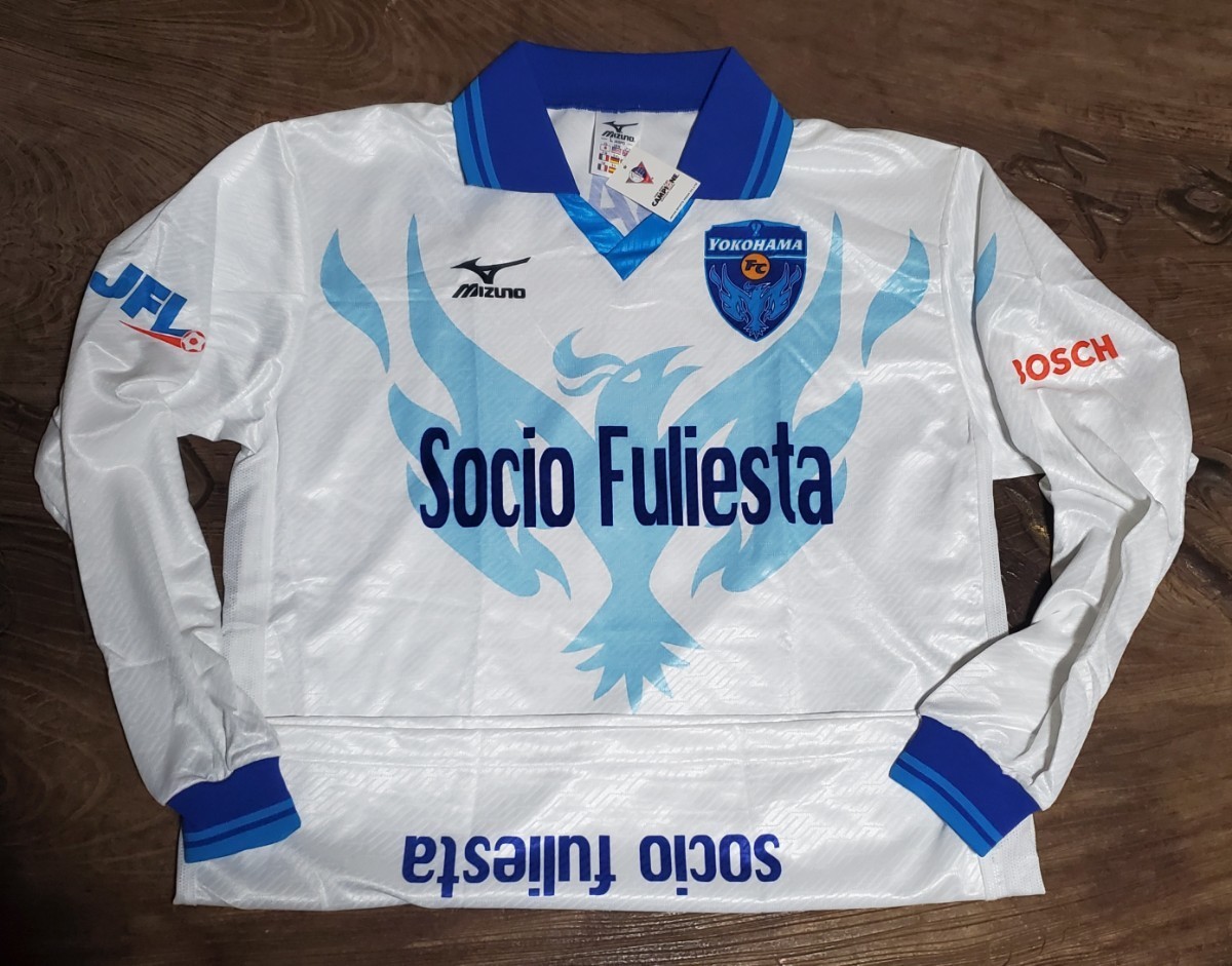 値下げ交渉 1999年 横浜FC 初代モデル mizuno 長袖 MADE IN 値下げ交渉 1999年 横浜FC 初代モデル mizuno 長袖 MADE IN
