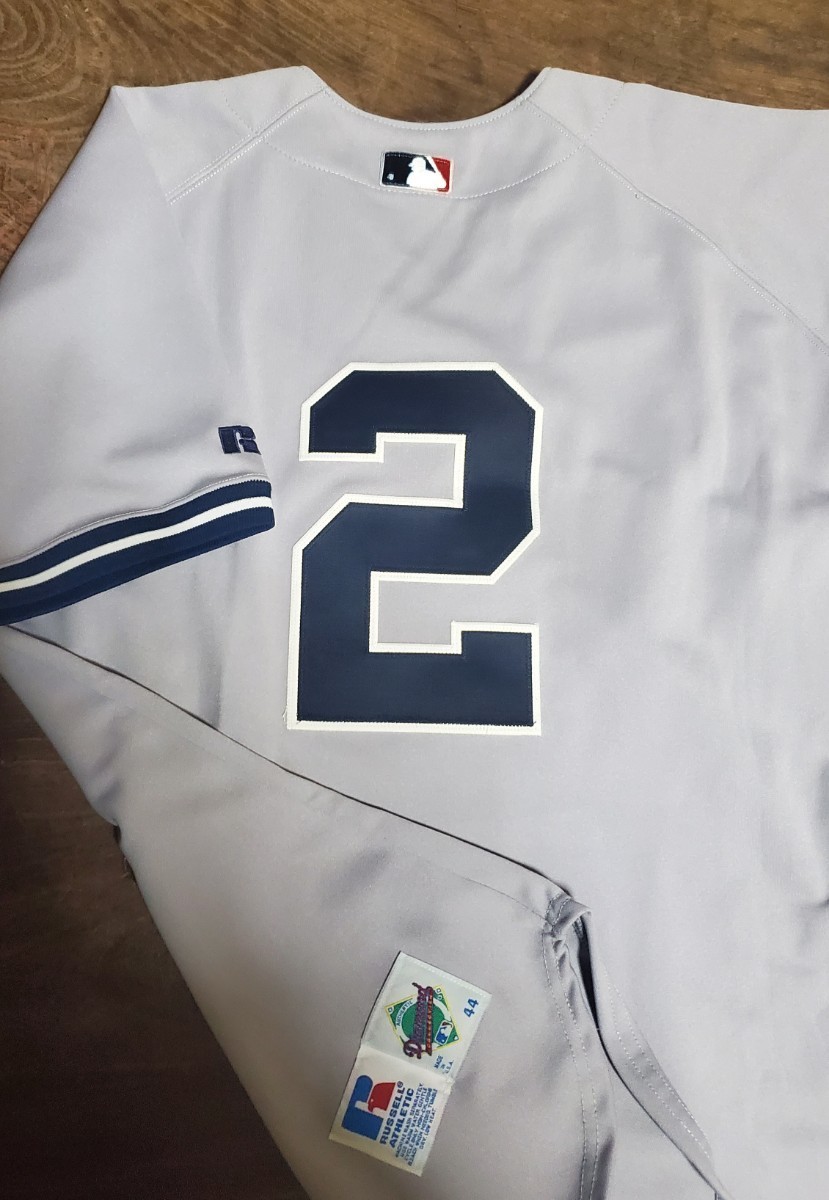 値下げ交渉 ニューヨーク ヤンキース オーセンティック デレク・ジーター USA製 検)NY Yankees Authentic Jersey DEREK JETER THE CAPTAIN