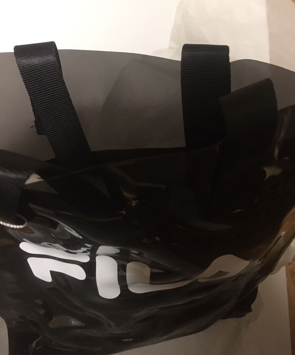 [ new goods ][ black ] filler FILA filler clear tote bag FM2146 tote bag 