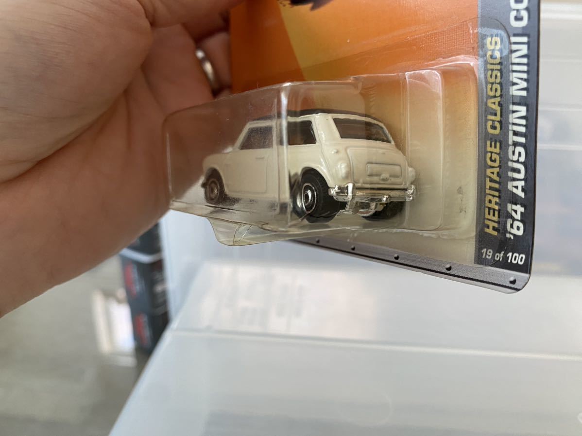 HOTWHEELS '64 AUSTIN MINI VAN MORRIS MINI COOPER オースチン ミニ バン モーリス ミニクーパーホットウィール ホワイト_画像5