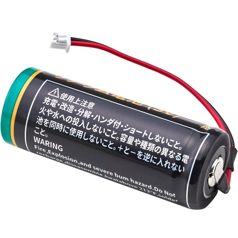 単品 SH184552520-K (SH184552520) CR17450E-N (3V) 大容量リチウム電池 互換電池 住宅火災警報器 交換用 SHJ9025455 等対応_画像2