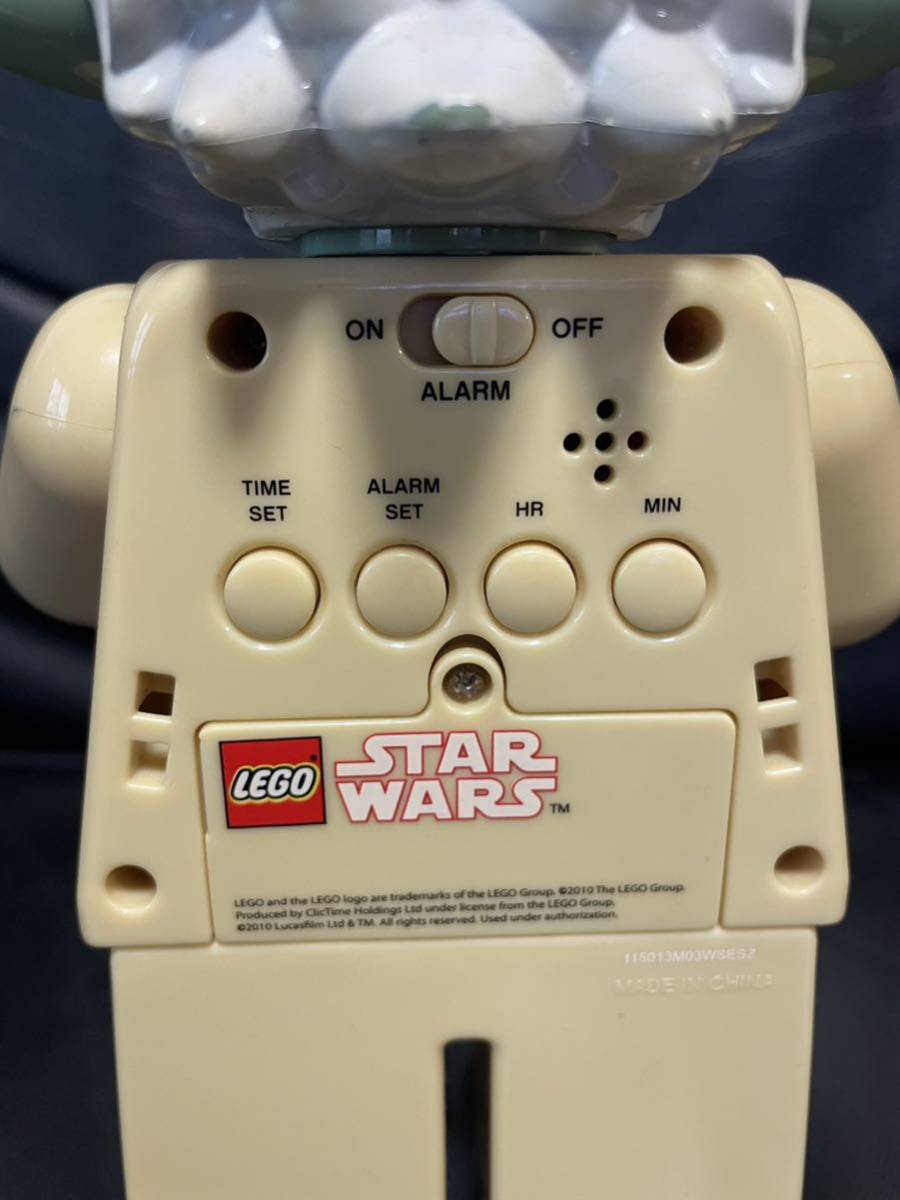 廃盤品 LEGO STAR WARS YODA ALARM CLOCK レゴ スターウォーズ ヨーダ 目覚まし時計 動作品_画像7