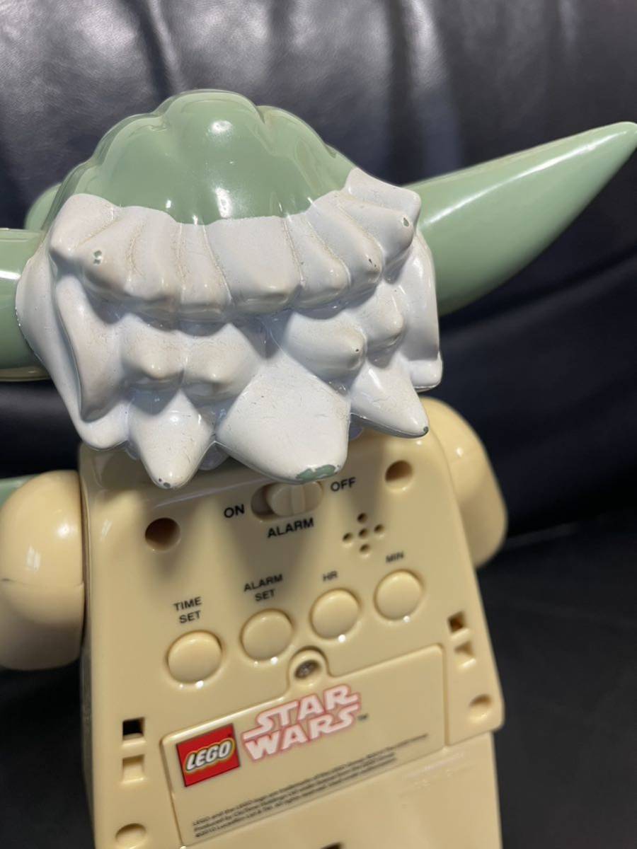 廃盤品 LEGO STAR WARS YODA ALARM CLOCK レゴ スターウォーズ ヨーダ 目覚まし時計 動作品_画像6