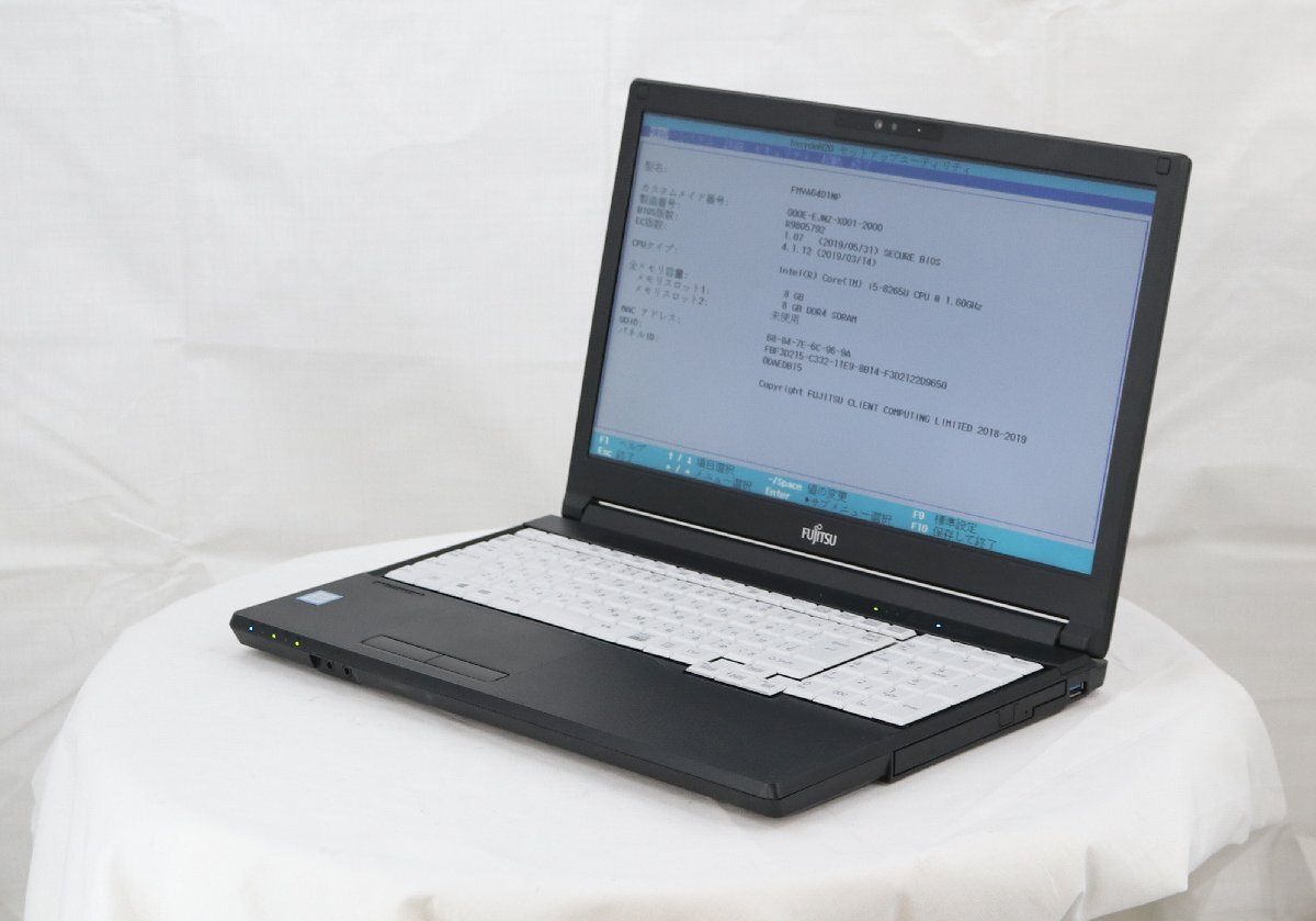 FUJITSU FMVA6401NP LIFEBOOK A579/BX　Core i5 8265U 1.60GHz 8GB 500GB■1週間保証_画像1