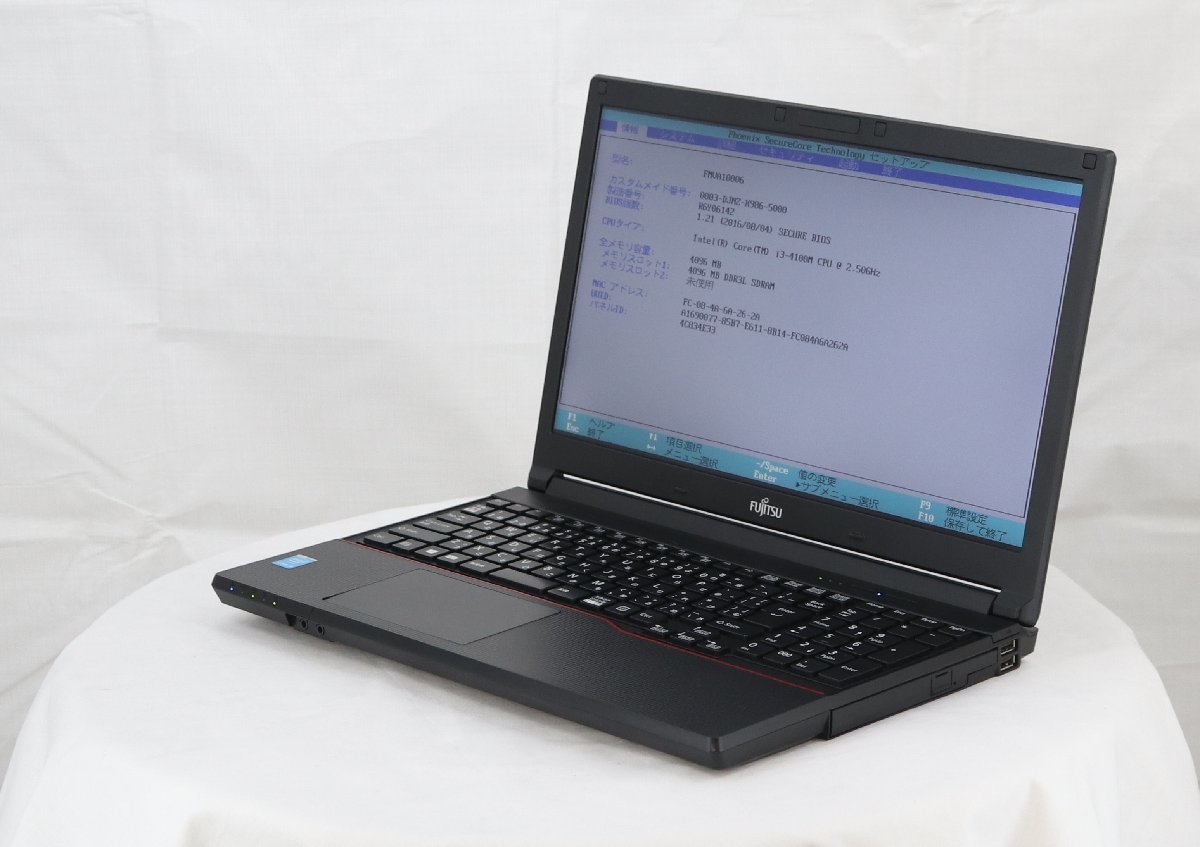 FUJITSU FMVA10006 LIFEBOOK A574/M　Core i3 4100M 2.50GHz 4GB 128GB(SSD)■現状品_画像1