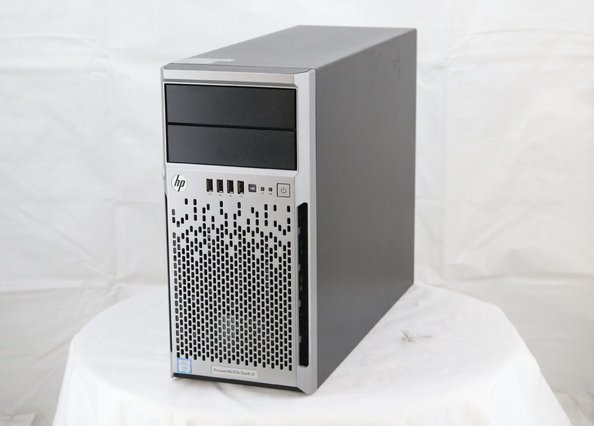 hp ProLiant ML310e Gen8 v2 -　Xeon E3-1220 v3 3.10GHz 4GB■現状品_画像1