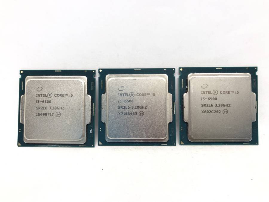 intel SR2L6 CORE i5-6500 CPU 計3枚セット まとめ売り■現状品_画像1