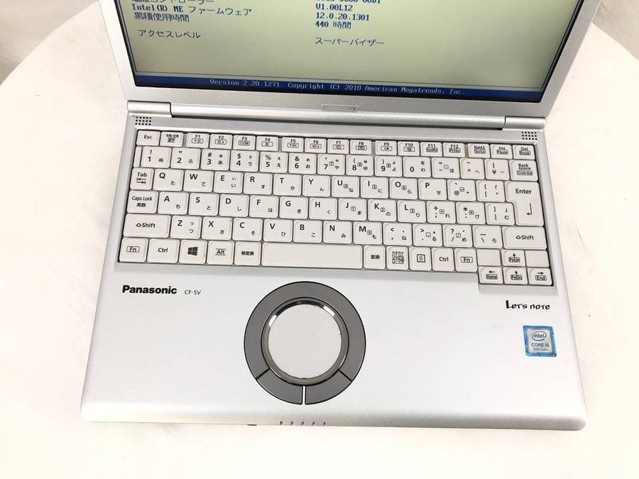 Panasonic CF-SV8CD4LC Let's note　Core i5 8265U 1.60GHz 8GB 128GB(SSD)■現状品_画像5