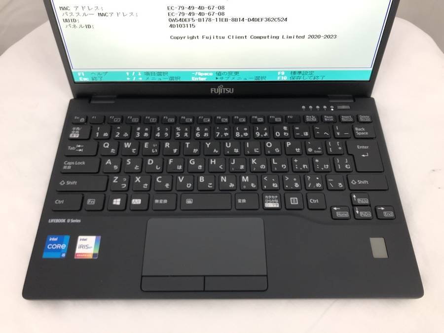 FUJITSU FMVU34013 LIFEBOOK U9311/F　Core i5 1145G7 2.60GHz 8GB 256GB(SSD)■現状品_画像6