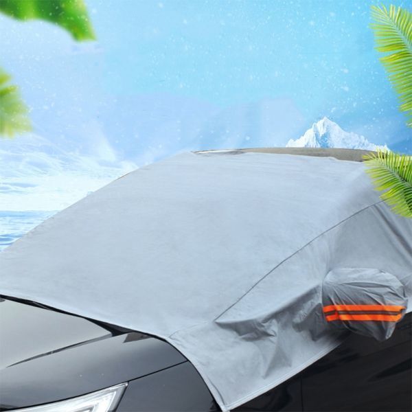 E1588：★人気　車のカバー 自動車のフロントガラスの凍結防止 厚い雪の保護 高品質 凍結防止 雪カバー_画像4