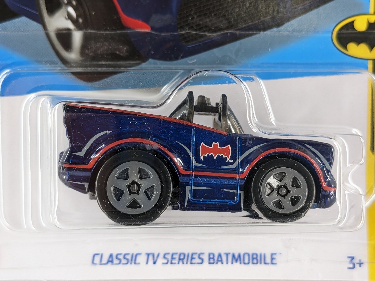 US版 ホットウィール バットマン クラシック テレビシリーズ バットモービル 紺色 ネイビー Hot Wheels Classic TV Series batmobile HCW60の画像2