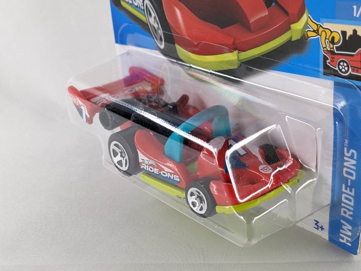 US版 ホットウィール レッツゴー ゴーカート レッド 赤 Let's go HW Ride-ons Hot Wheels L2593 HCV40_画像4