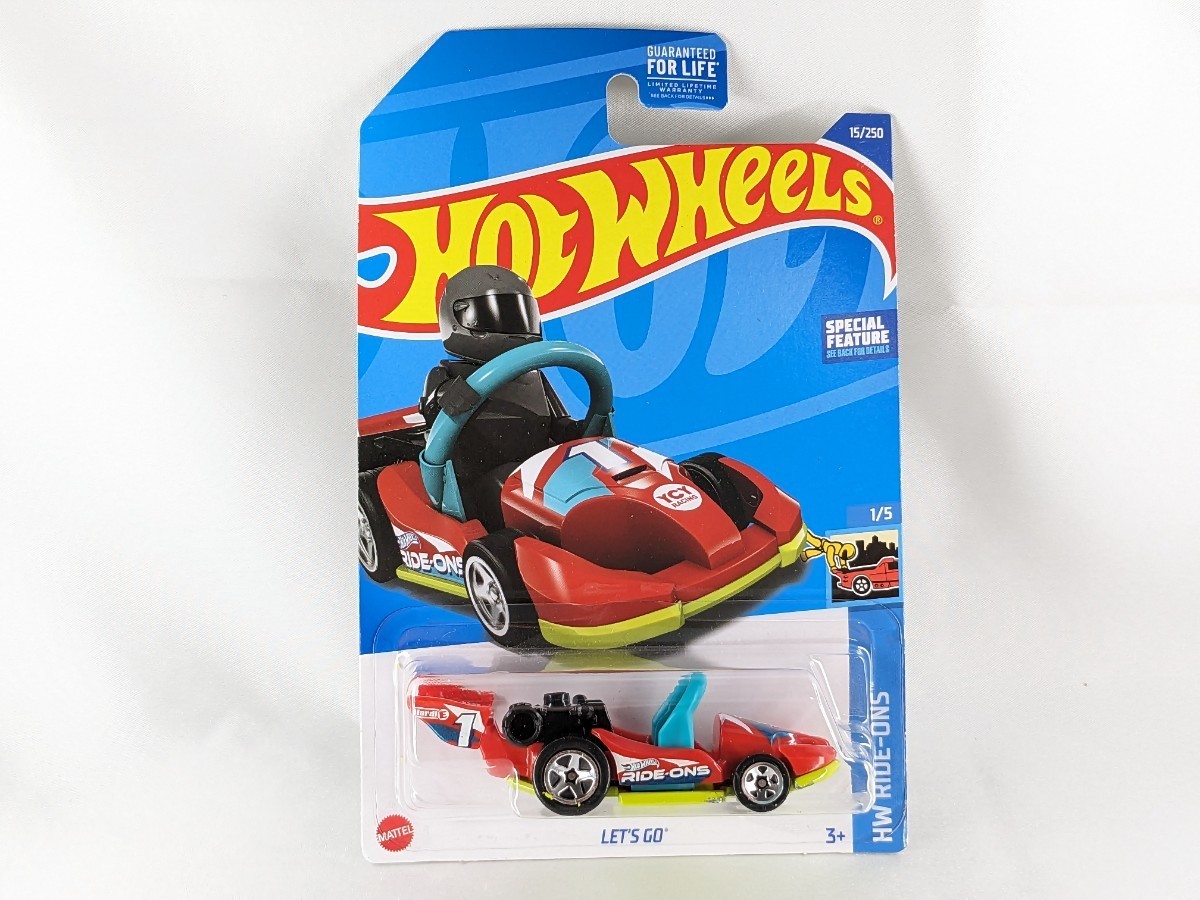 US版 ホットウィール レッツゴー ゴーカート レッド 赤 Let's go HW Ride-ons Hot Wheels L2593 HCV40_画像6