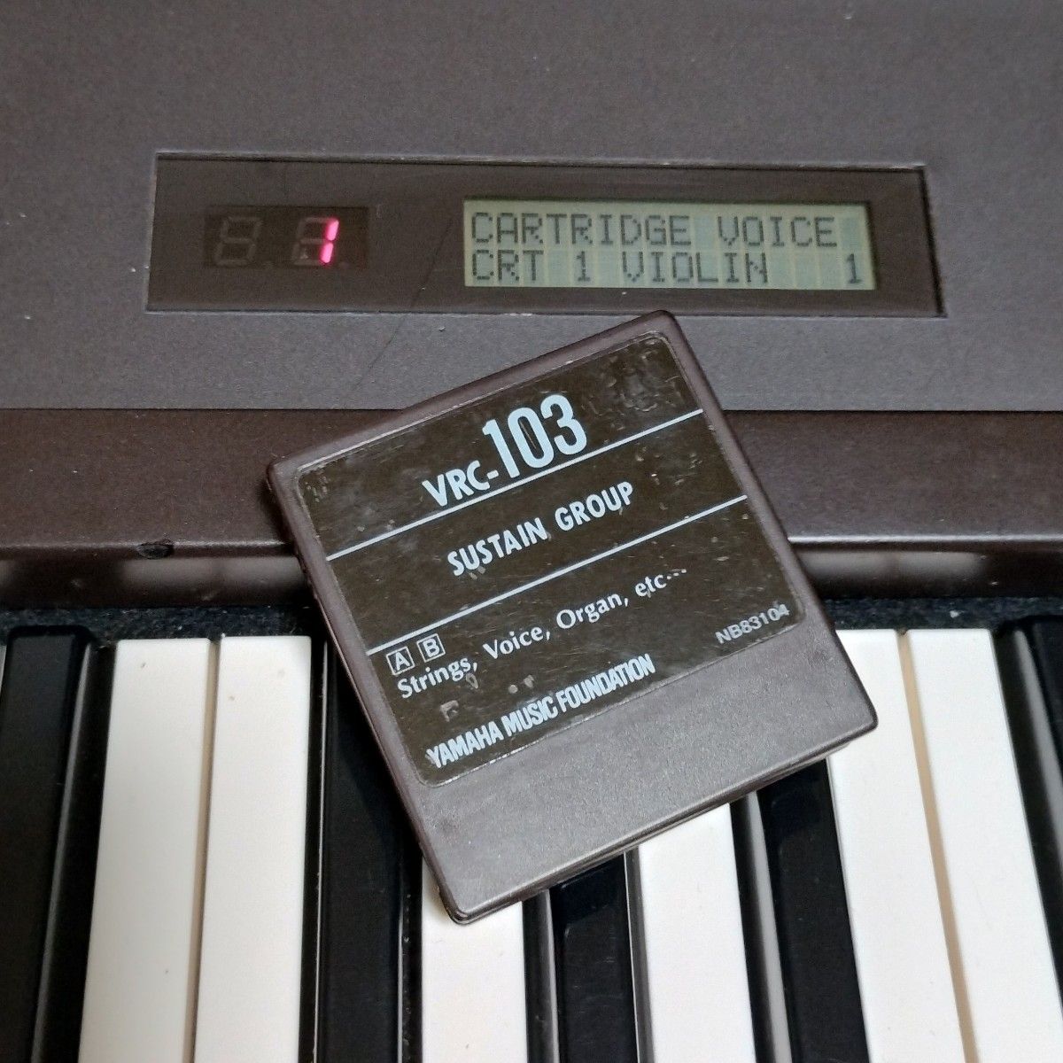 YAMAHA「 VRC-103 」DATA CARTRIDGE for DX7