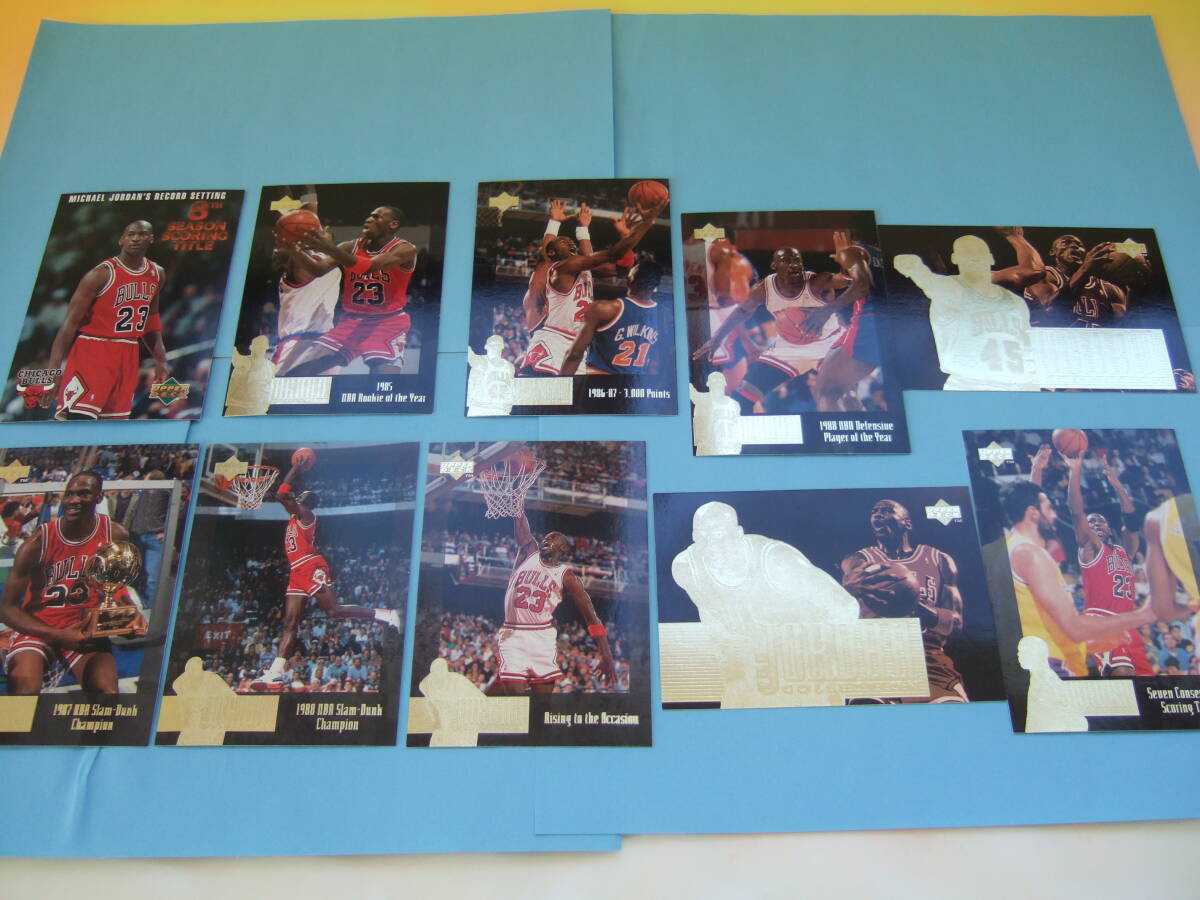 1996 Michael Jordan COLLECTION BOX Michael * Jordan collection box 24 pieces set +1 sheets 3 1/2 ×5 size 