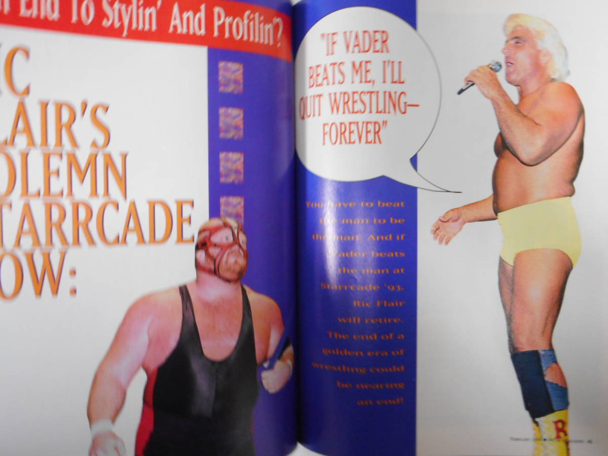 WCWマガジン1994年2月号　フレアーＶＳベイダー、ナスティ・ボーイズ、スティーブ・リーガル、リッキー・スティンボート_画像9
