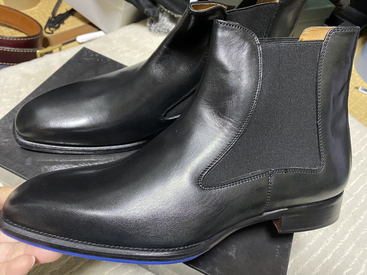 新品　未使用　イタリア製　ディーノドラーギ　サイドゴア サイドゴアブーツ 42 黒 シューズ　靴 _画像7