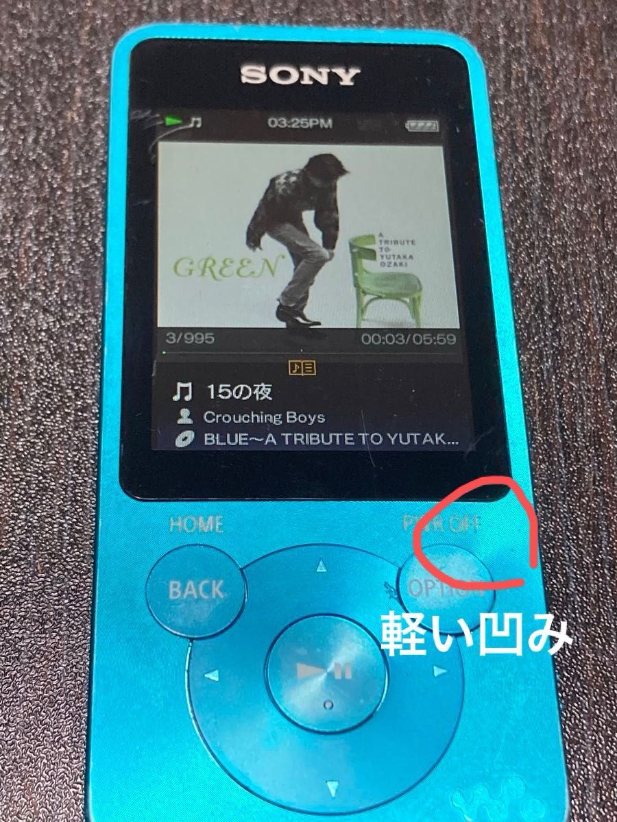 SONY ウォークマン NW- S14 ブルー 8GB Bluetooth WALKMAN 塗装剥げ多い