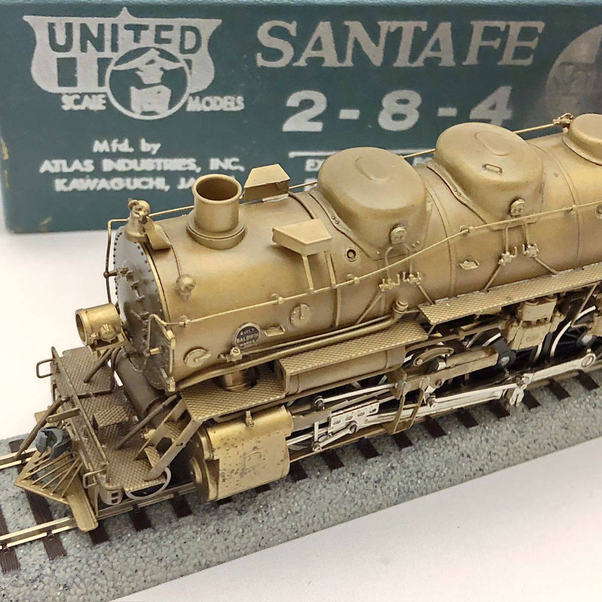 HO UNITED 合同 PFM 2-8-4 Santa Fe PACIFIC FAST MAIL 1970年製 鉄道模型 KATO TOMIX 天賞堂_画像1