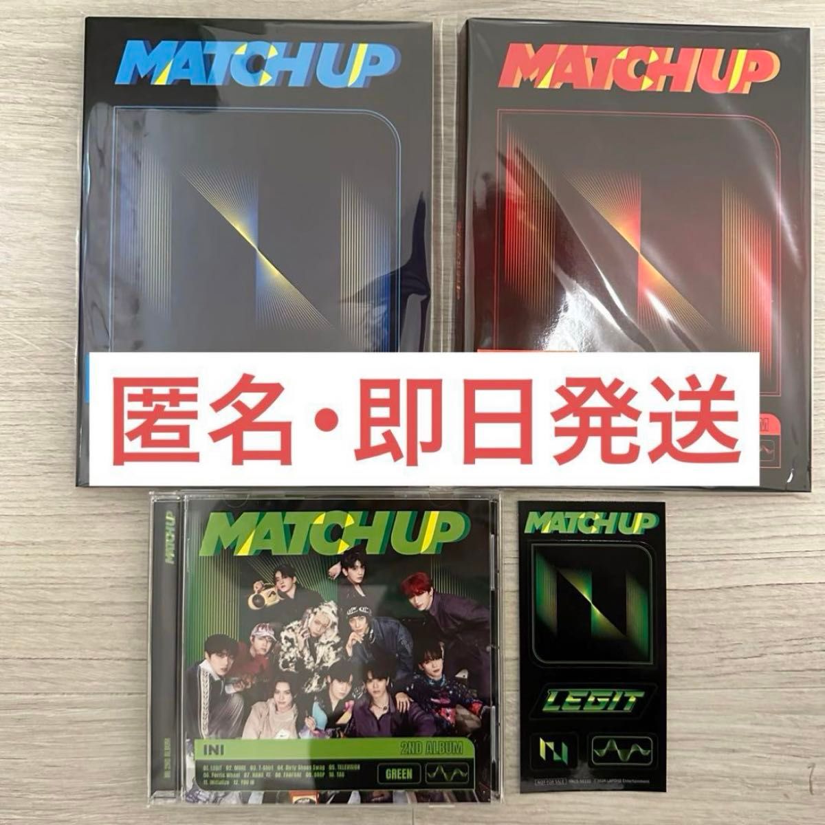 INI 2nd アルバム MATCH UP 3形態 - 邦楽