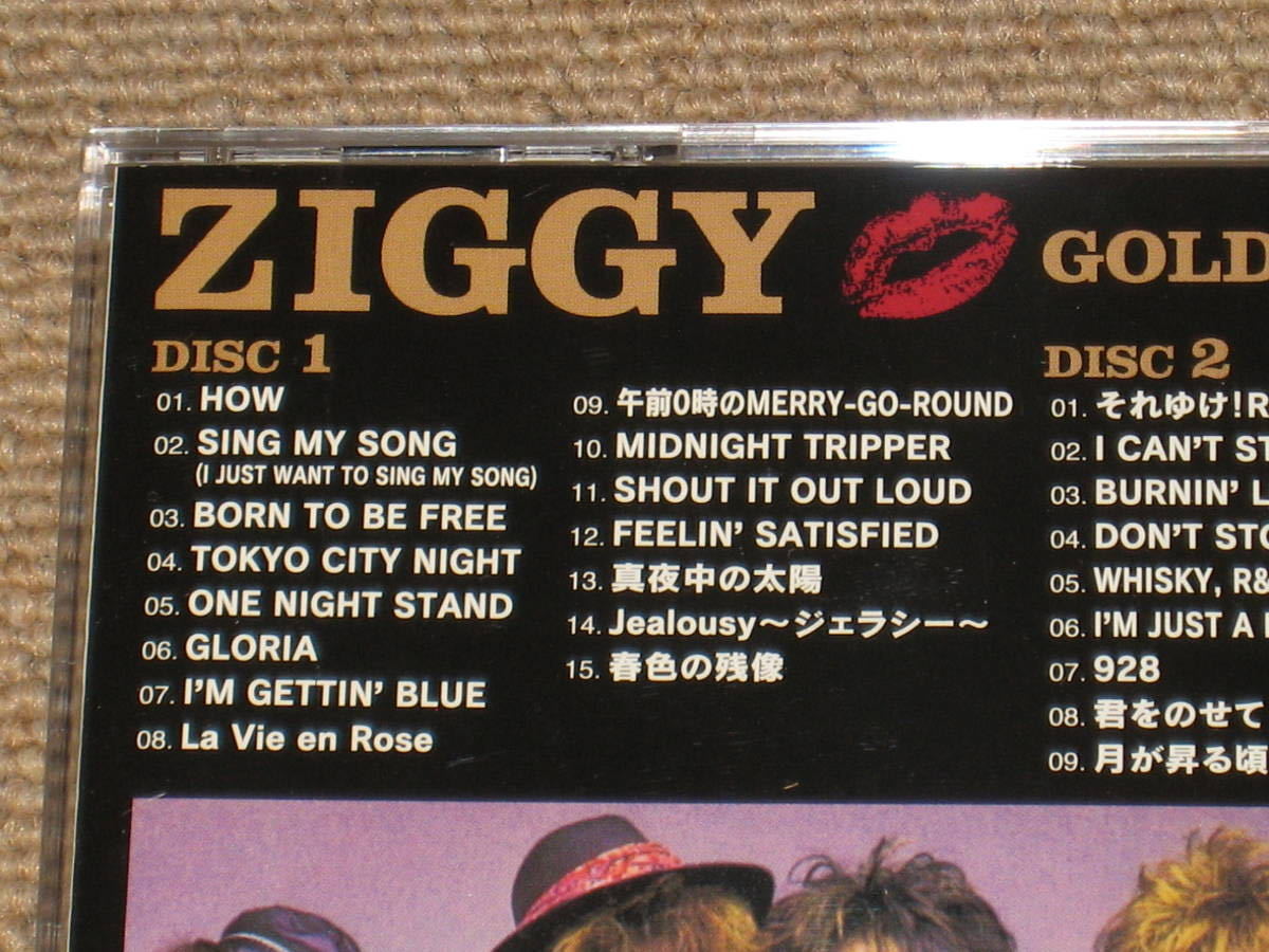 即決■CD/2枚組「ZIGGY/ジギー ゴールデン☆ベスト/GOLDEN☆BEST 全32曲」痛みあり/ベストアルバム/森重樹一■_画像3