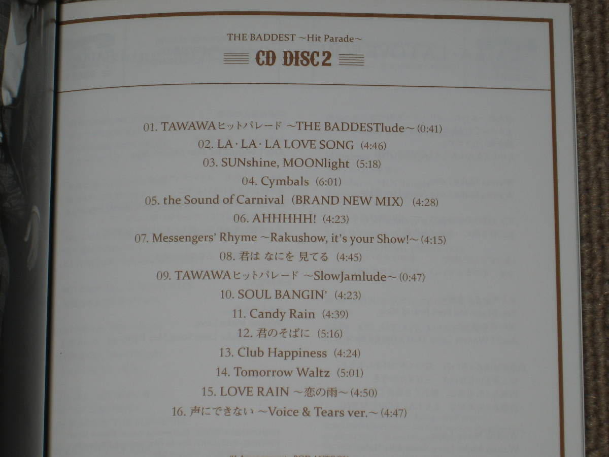 即決■CD/2枚組「久保田利伸 THE BADDEST ~Hit Parade~」ベストアルバム/BEST■_画像5