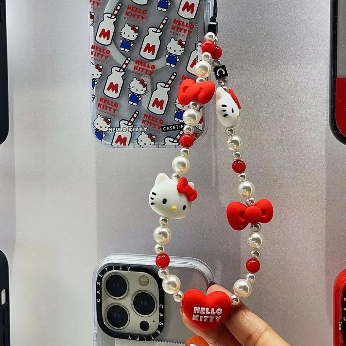 CASETiFY Hello Kitty ハローキティ スマホ ストラップ sanrio CASETiFY Hello Kitty ハローキティ スマホ ストラップ sanrio