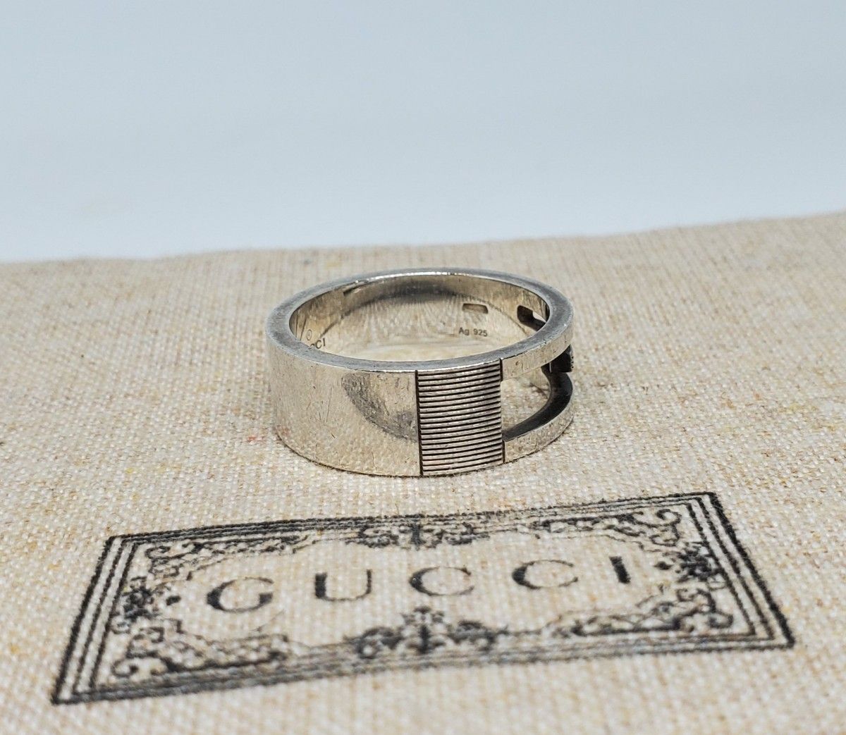 廃盤品】GUCCI シルバー Gリング ブランテッド|Yahoo!フリマ 廃盤品】GUCCI シルバー Gリング ブランテッド|Yahoo!フリマ