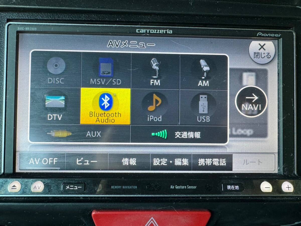 JF1 N-BOXより カロッツェリア オーディオ PIONEER AVIC-MRZ009ドラレコ アダプター付 0602_画像4