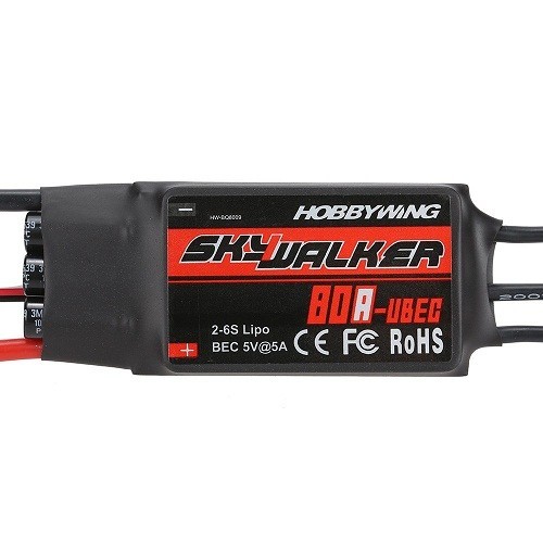 【新品】 HOBBYWING SKYWALKER 80A ブラシレスモーター スピードコントローラー ESC　_画像1