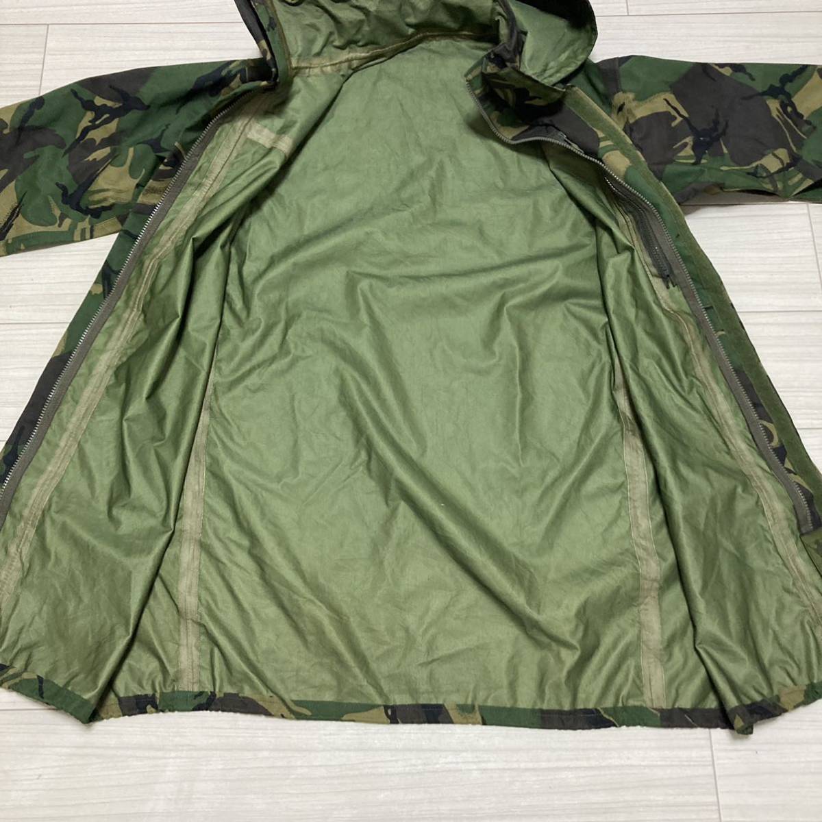 90s■イギリス軍 DCTA■DPMカモ ゴアテックス ジャケットコート XXL 190/104 グリーン 迷彩 カモフラ コンバットジャケット ヴィンテージ