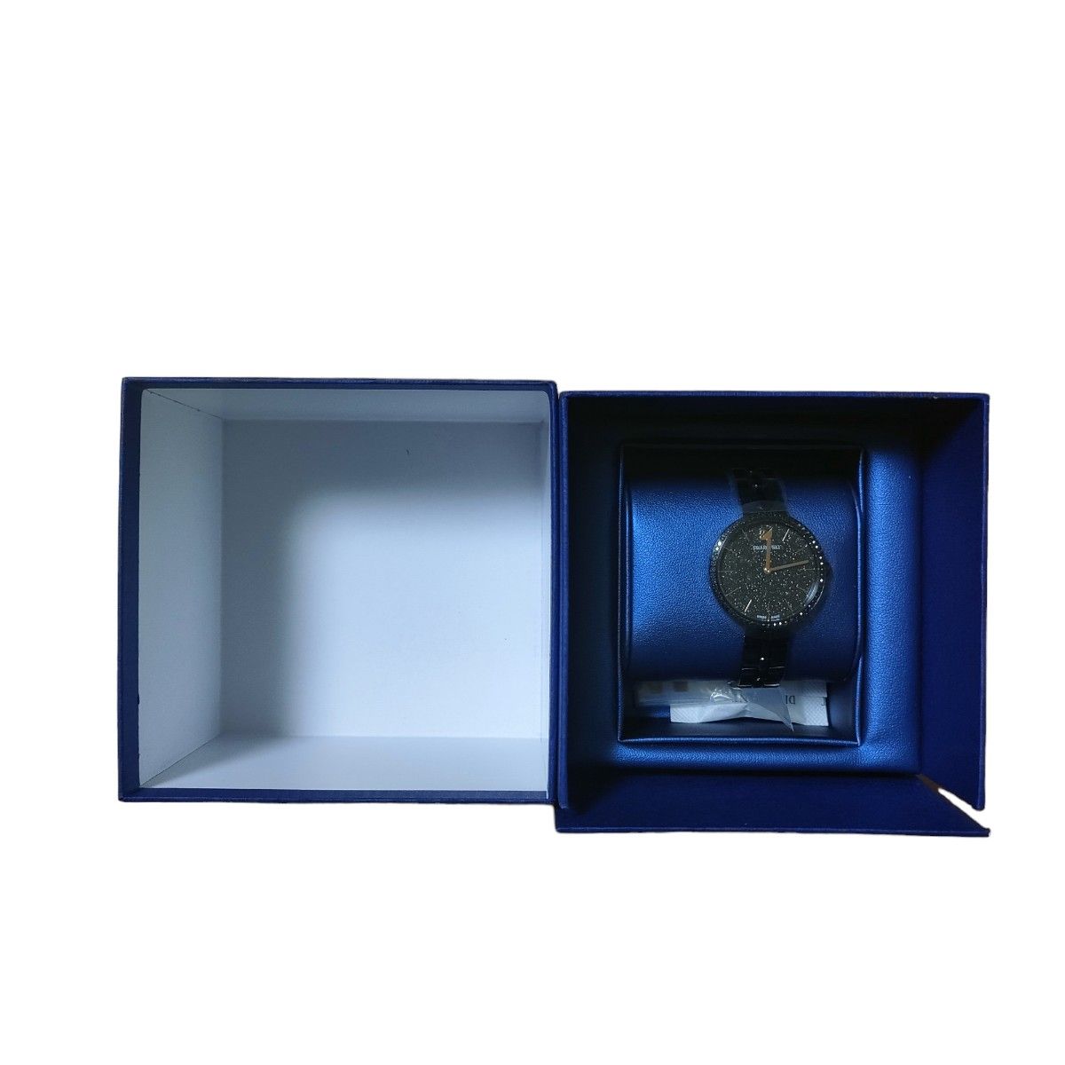 『極美品』 SWAROVSKI スワロフスキー 腕時計 メタルブレスレット