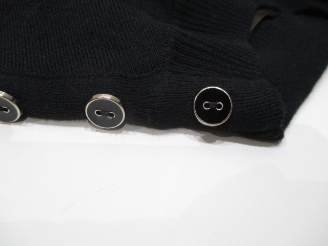 リフレクト　reflect　袖シフォンニットセーター　黒　サイズ9　　送料無料_画像5