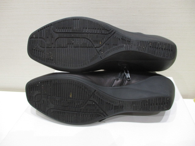 コンポジションナイン　composition9 牛革レザーショートブーツ　靴　サイズ23.5　送料無料_画像4