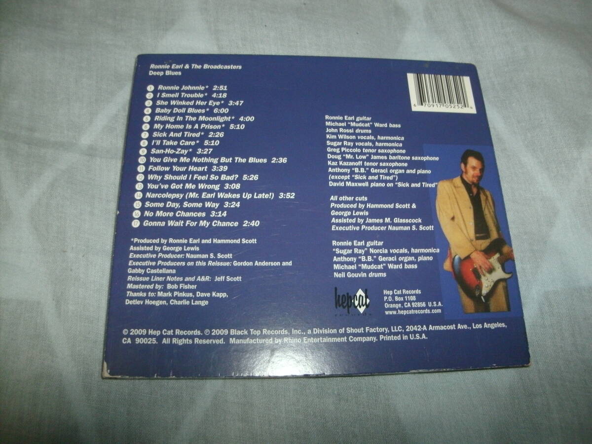 送料込み 輸入盤CD RONNIE EARL＆THE BROADCASTERS DEEP BLUESの画像2