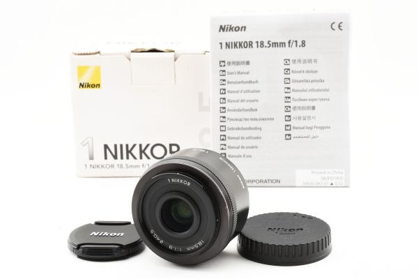 ◆難あり◆ ニコン Nikon 1 NIKKOR 18.5mm F1.8 ブラック ミラーレス一眼用 単焦点レンズ 現状 #3862