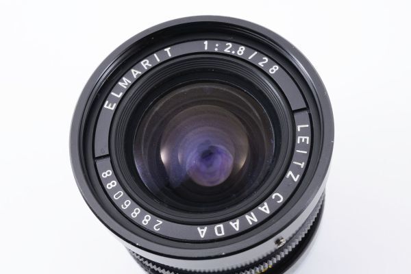 お値下げ！◆外観美品◆ ライカ Leica エルマリート ELMARIT 28mm F2.8 2nd 第二世代 Mマウント ブラック 広角 単焦点レンズ #3727の画像10